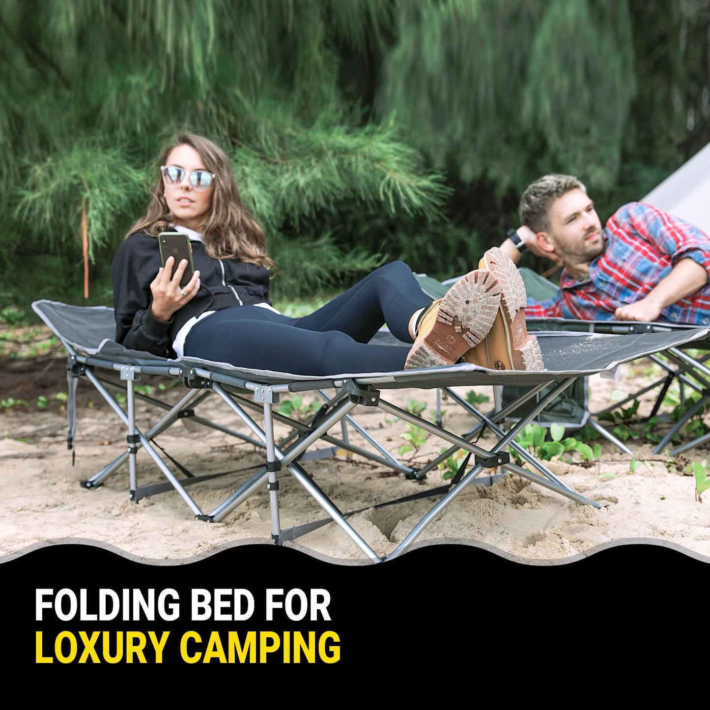 KingCamp Oversized Heavy Duty Camping Cot