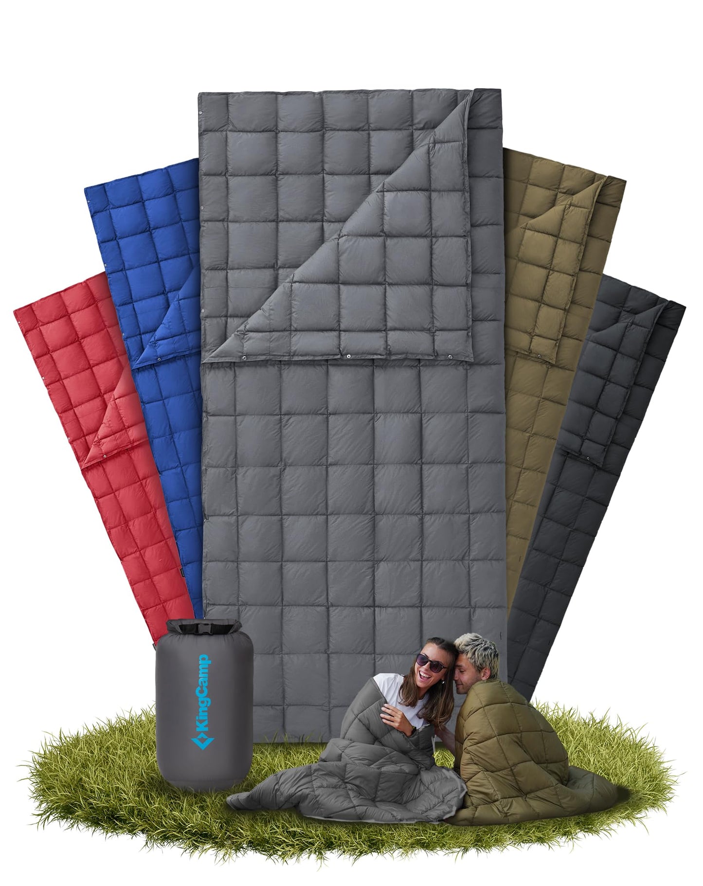 KingCamp Camping Blanket Thermal Ultralight Multifunctional Warm Travel Outdoor Blanket