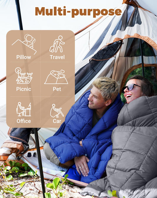 KingCamp Camping Blanket Thermal Ultralight Multifunctional Warm Travel Outdoor Blanket