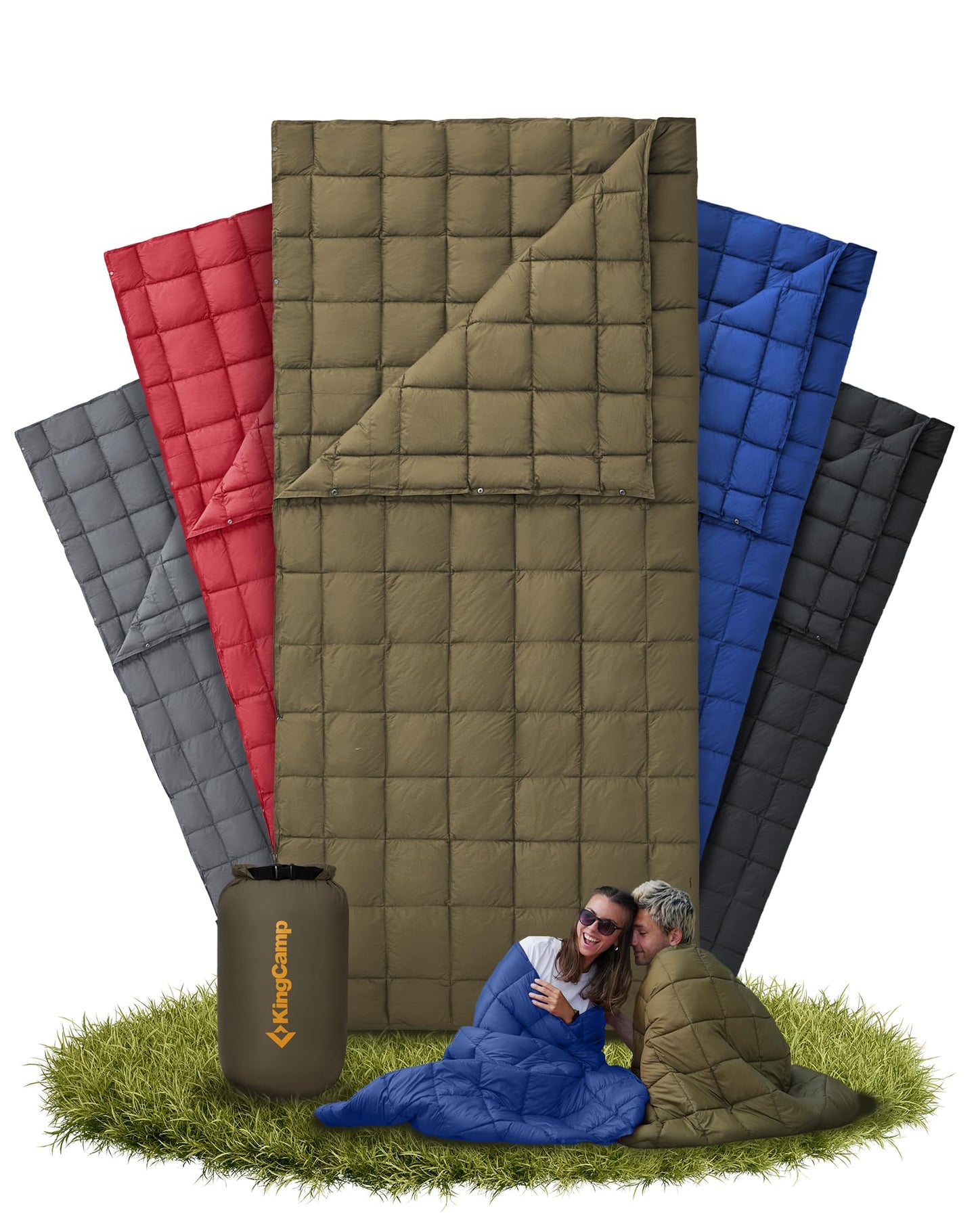 KingCamp Camping Blanket Thermal Ultralight Multifunctional Warm Travel Outdoor Blanket