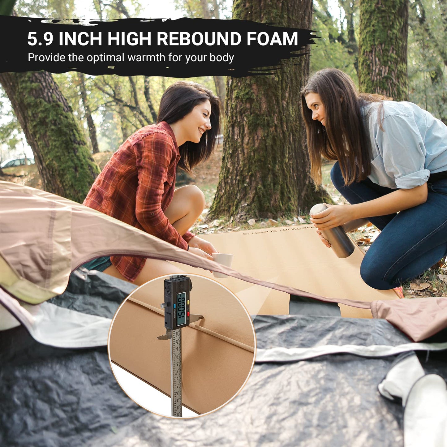KingCamp PREMIUM SUPER 15 Double Self-inflateble Pad R Value 11