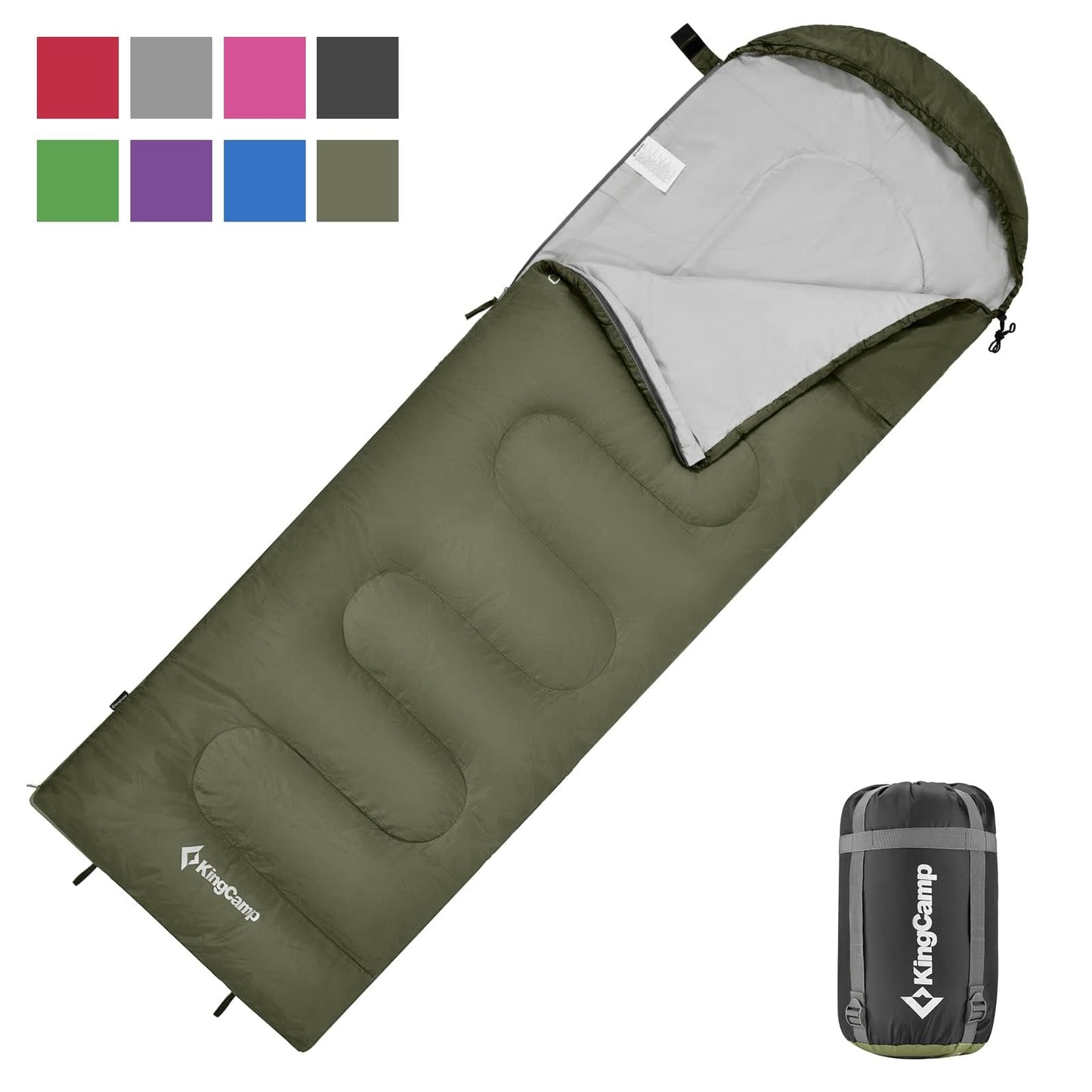 KingCamp Joinable 3 Season Envelope Sleeping Bag