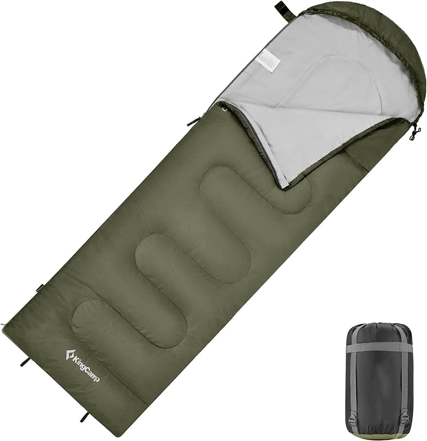 KingCamp Joinable 3 Season Envelope Sleeping Bag