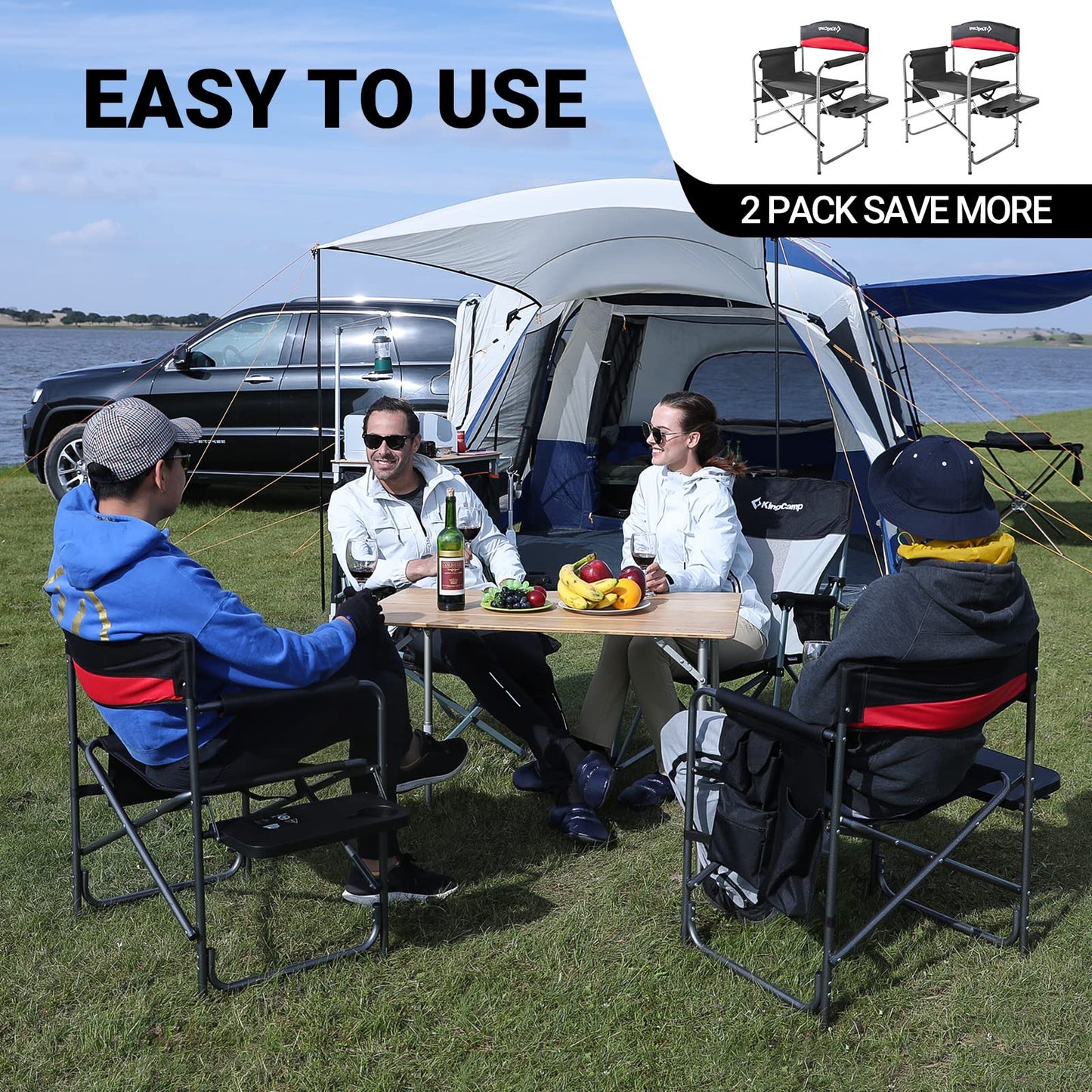 KingCamp Oversize Padded Seat Chair