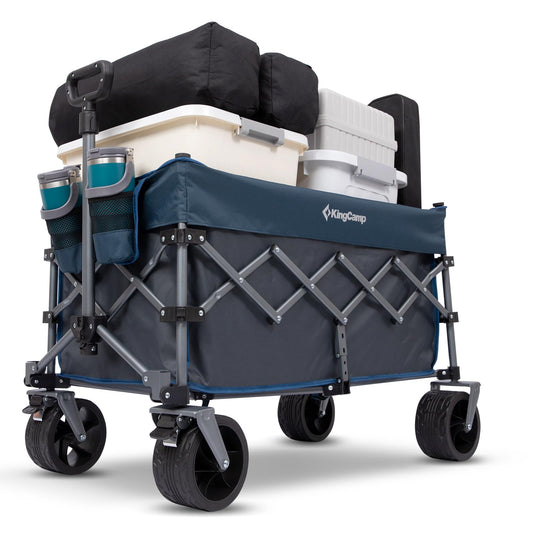 NEW | KingCamp TrailMate L7 300L Festival Trolley – Heavy Duty with All-Terrain Wheels