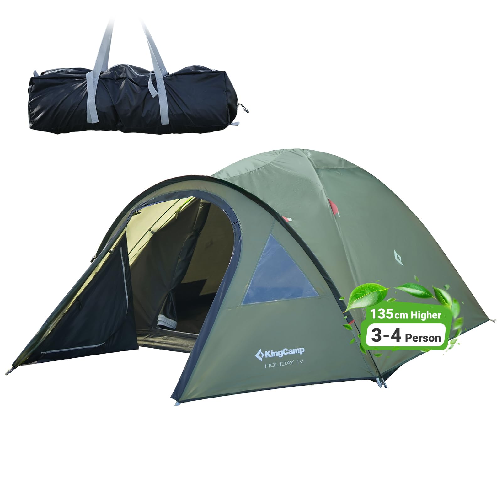 4 person tent uk KingCamp HOLIDAY IV Camping Tent – kingcampoutdoors.co.uk