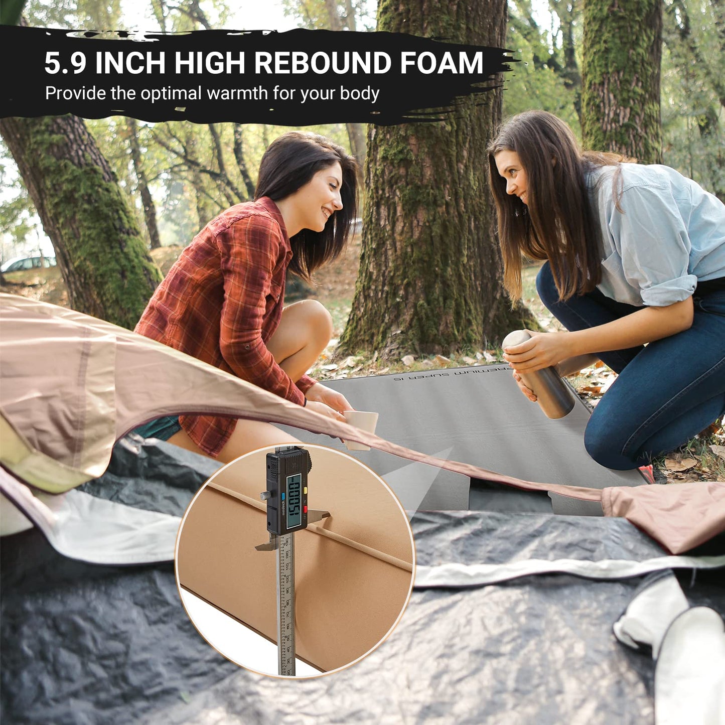 KingCamp PREMIUM SUPER 15 Double Self-inflateble Pad R Value 11