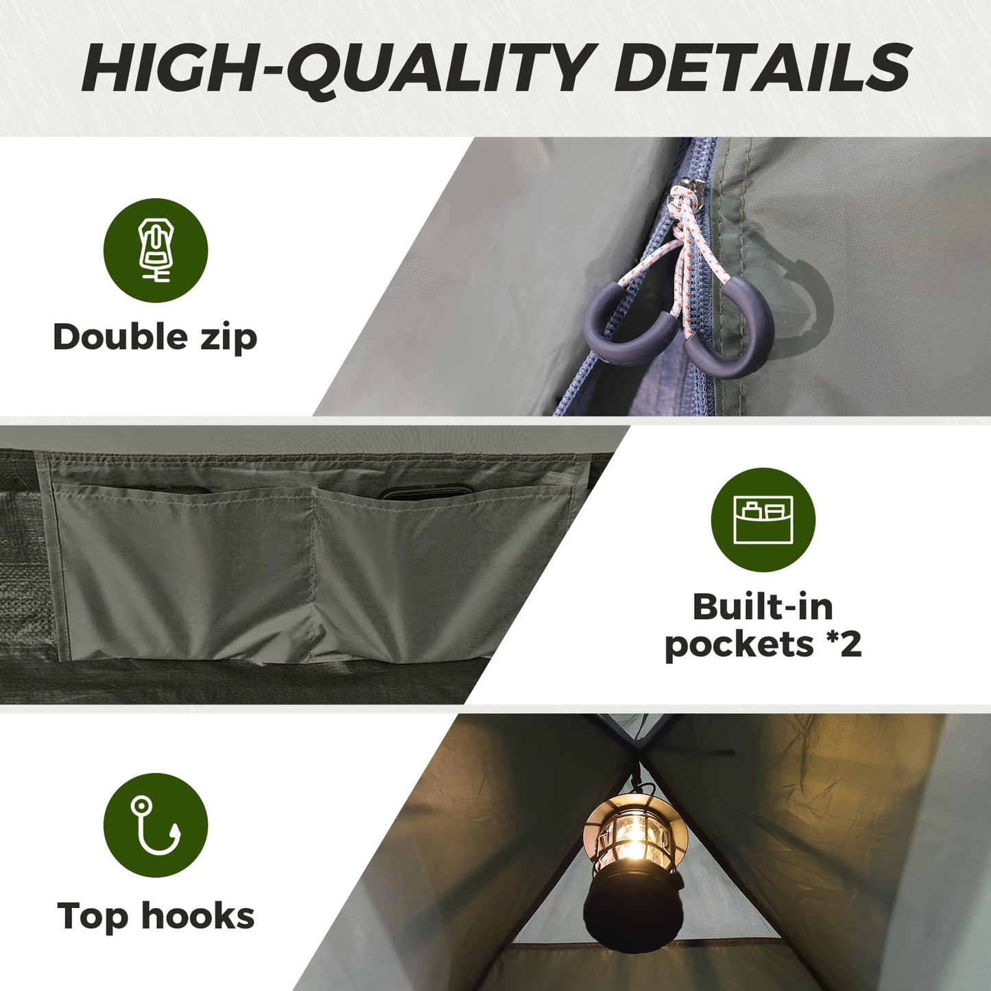 KingCamp Backpacking Tent For 2