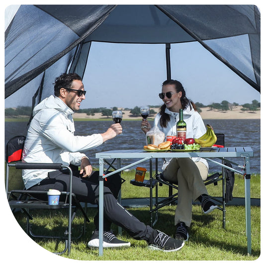 KingCamp 4-6 Person Aluminum Alloy Table