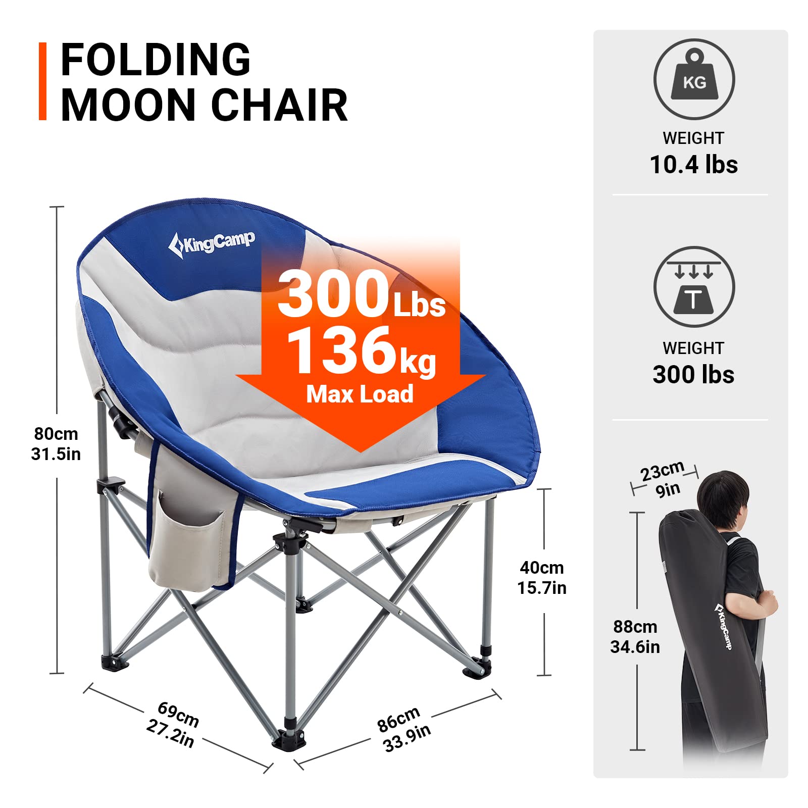 KingCamp Saucer Chair Camping Chair