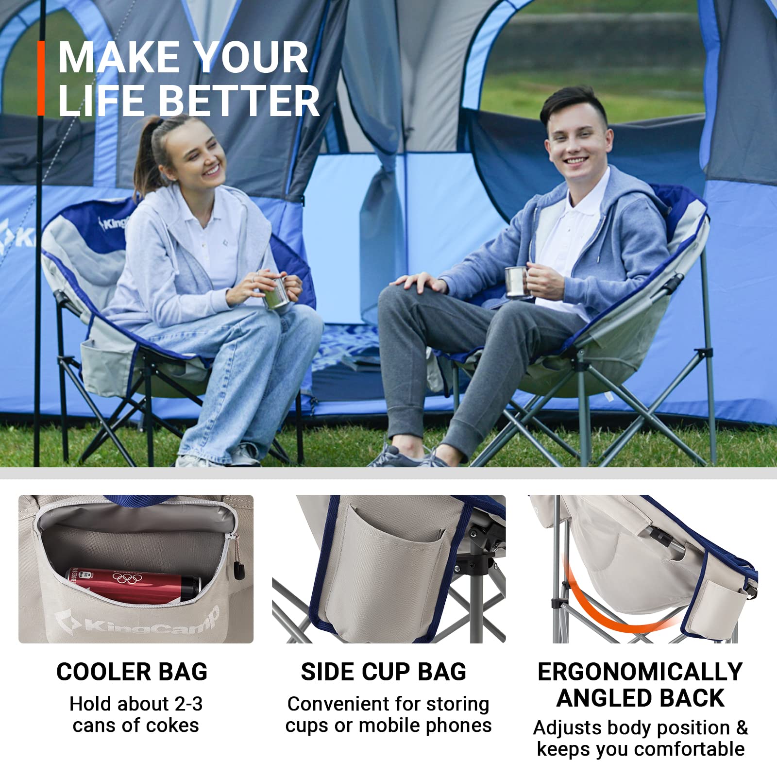 KingCamp Saucer Chair Camping Chair