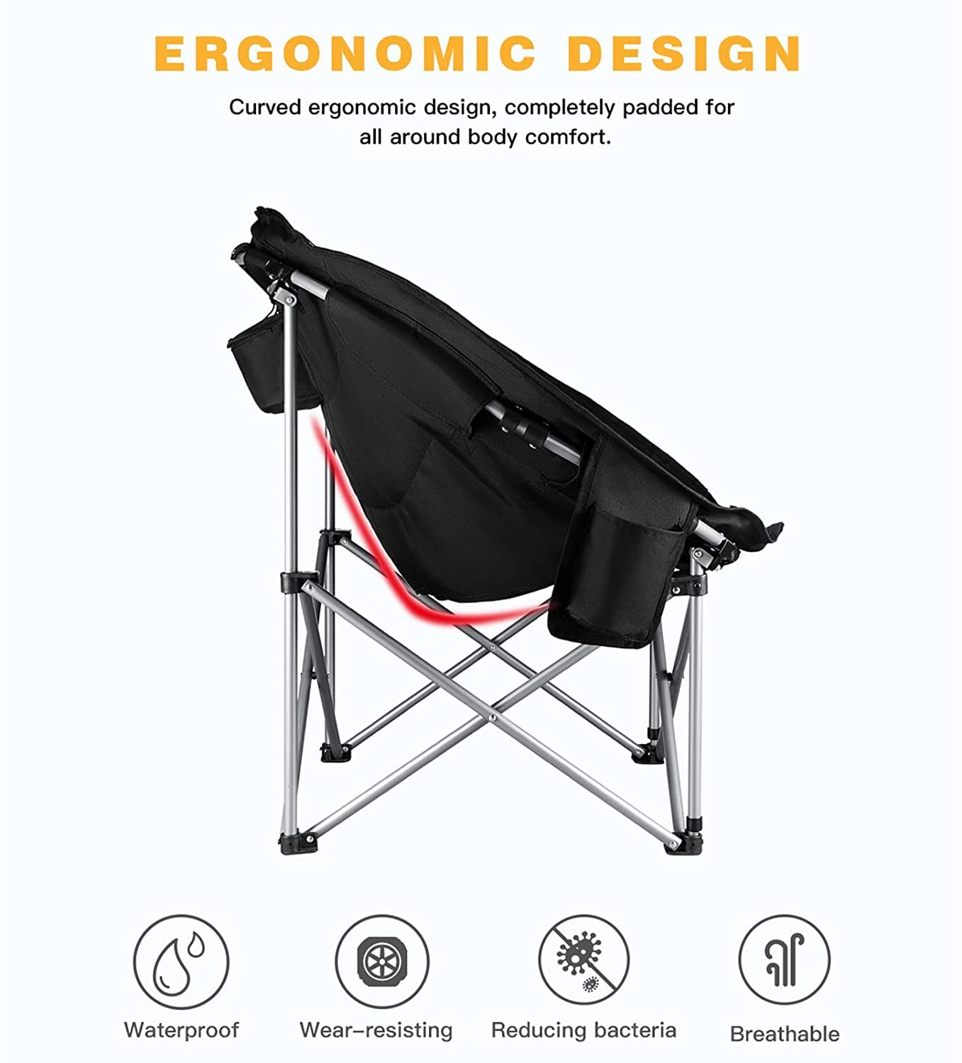 KingCamp Saucer Chair Camping Chair