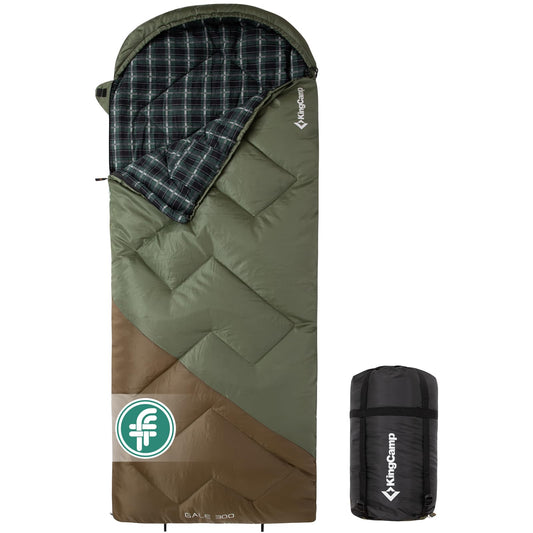KingCamp GALE 300 Sleeping Bag-Envelope With Hood