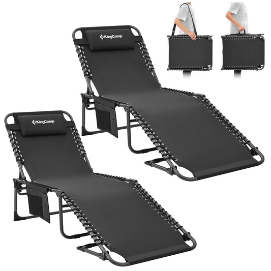 NEW | KingCamp Magnolia B40 Lounge Chair – 5-Position Adjustable Recliner