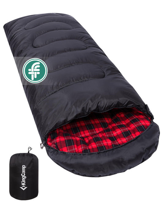 NEW | KingCamp Oasis C 250 Sleeping Bag – 3–4 Season Connectable Design