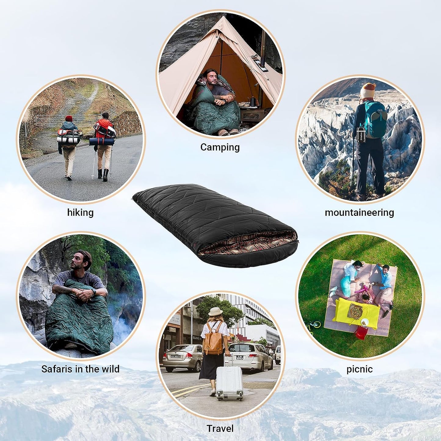 KingCamp 35F Oversized 3-4 Season Sleeping Bag