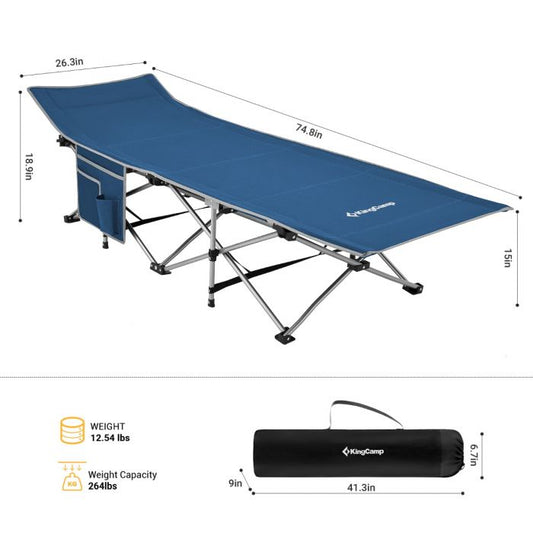 KingCamp Oversized Heavy Duty Camping Cot