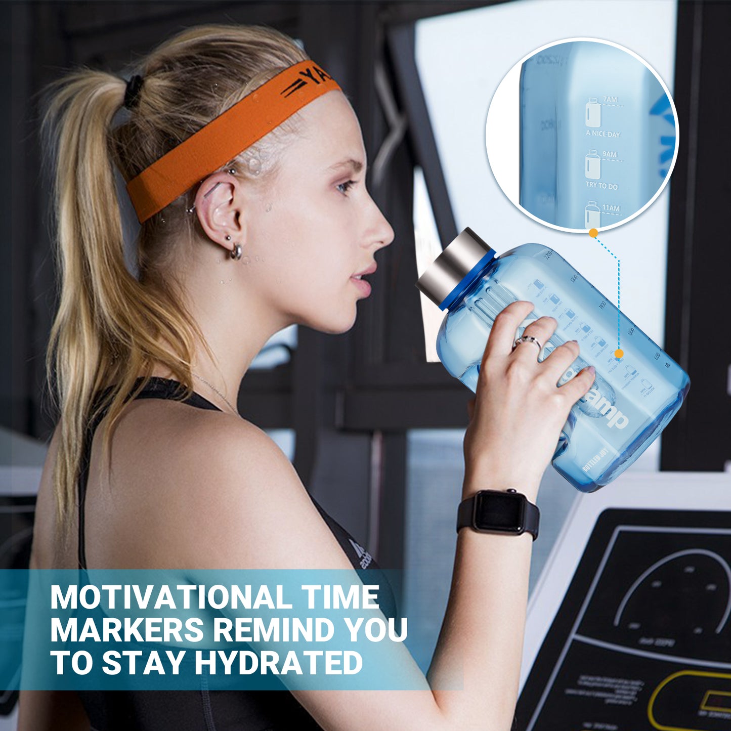 KingCamp 2.2L Sports Camping Outdoor Water Bottle