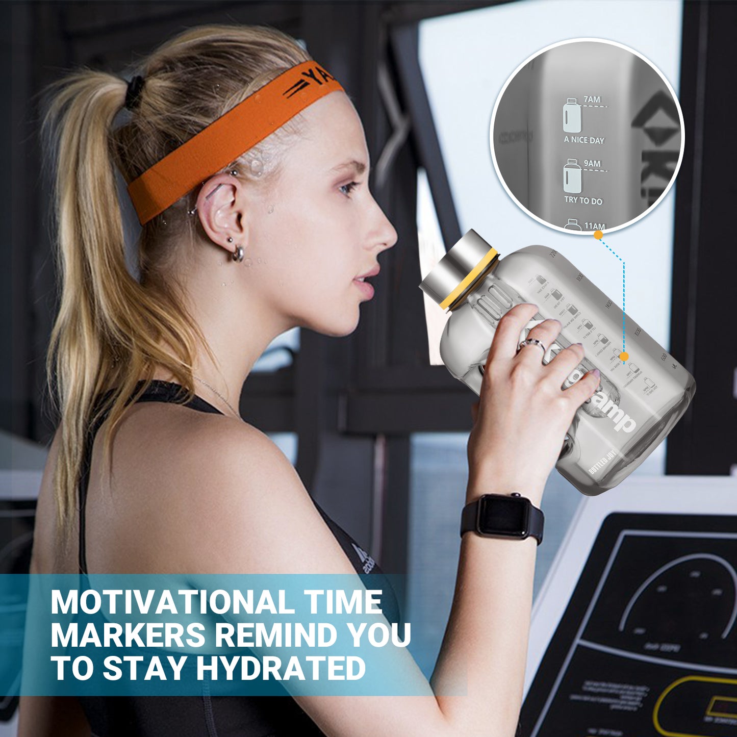 KingCamp 2.2L Sports Camping Outdoor Water Bottle