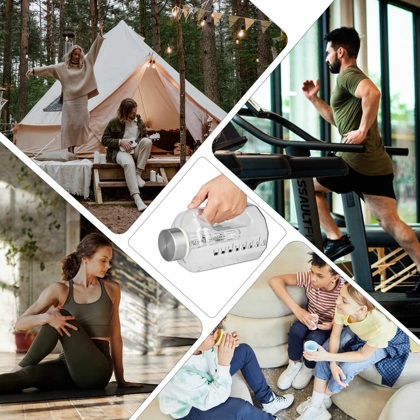 KingCamp 2.2L Sports Camping Outdoor Water Bottle