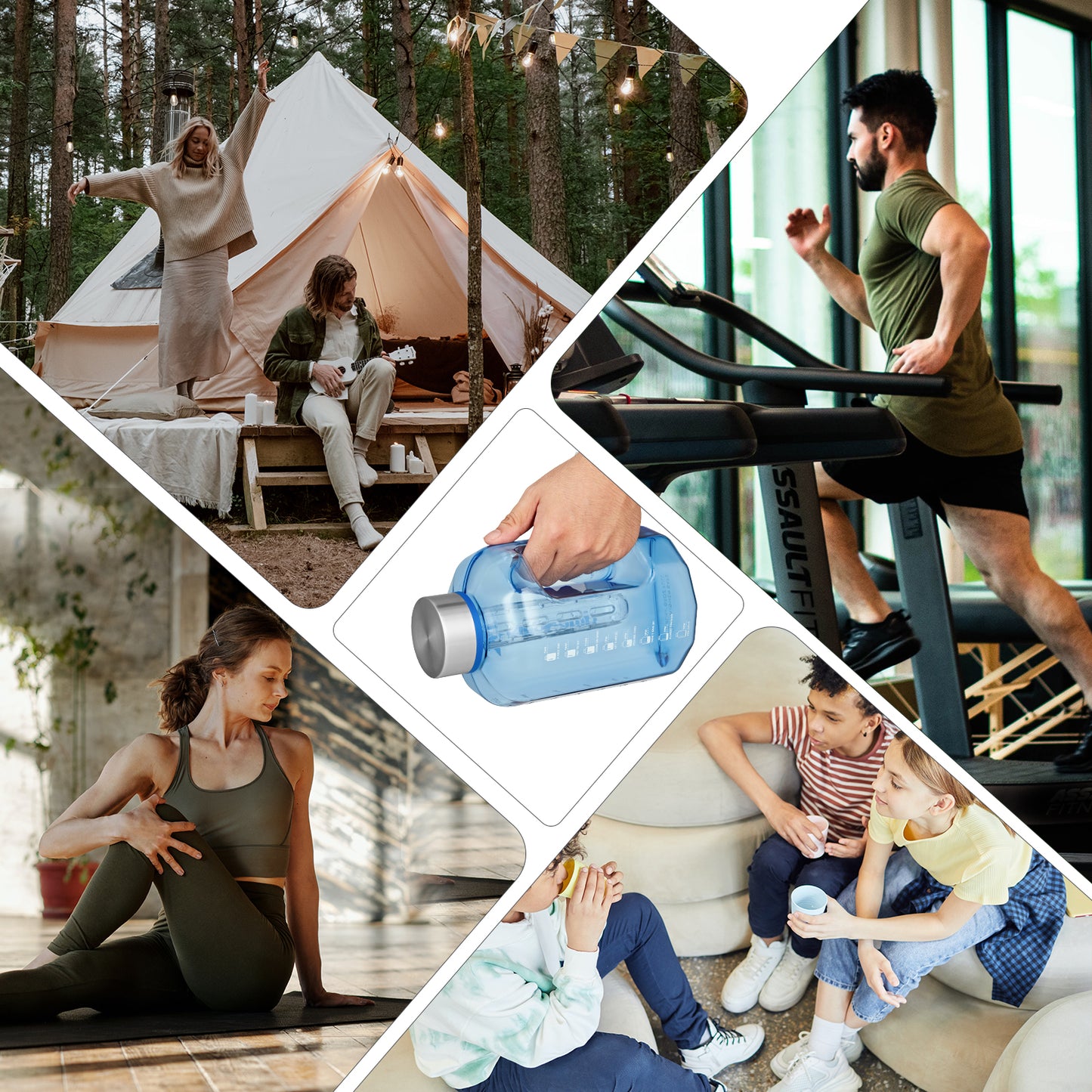 KingCamp 2.2L Sports Camping Outdoor Water Bottle