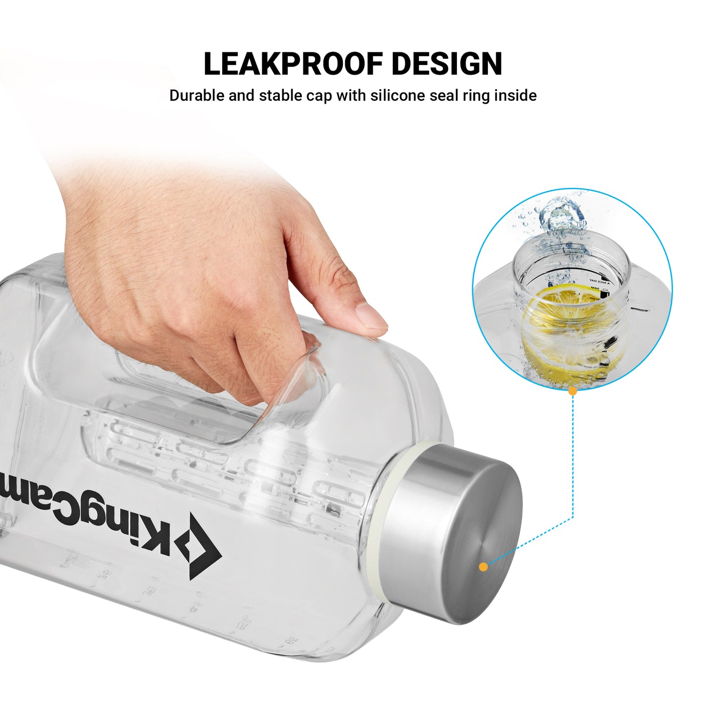 KingCamp 2.2L Sports Camping Outdoor Water Bottle