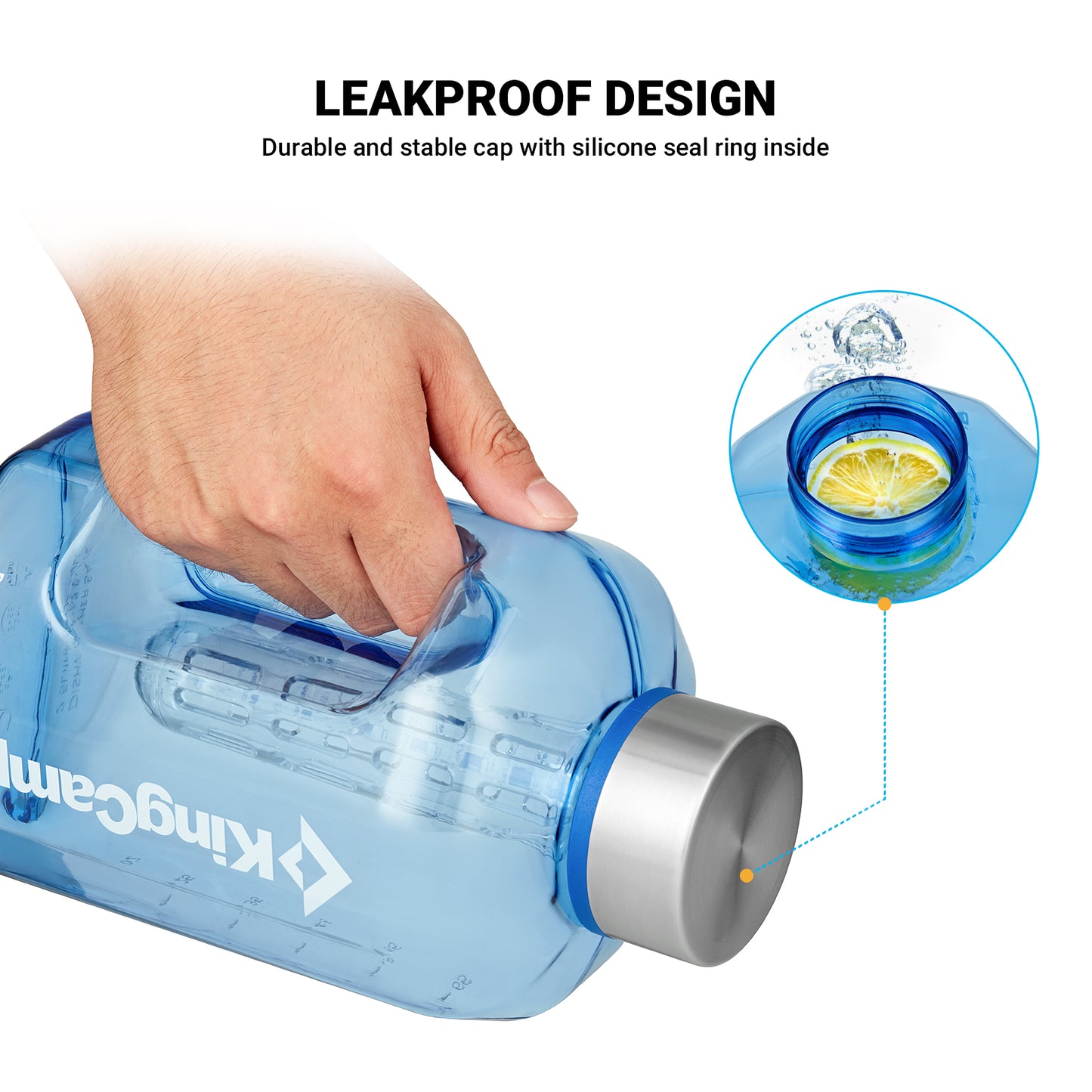 KingCamp 2.2L Sports Camping Outdoor Water Bottle