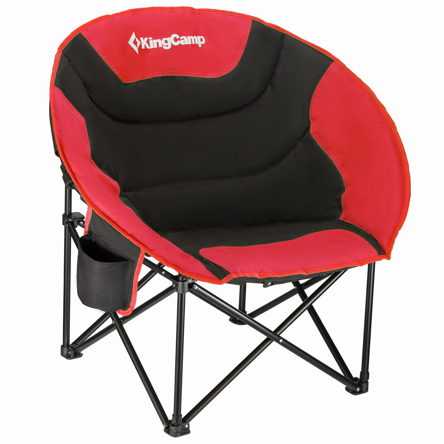 KingCamp Oversized Padded Round Saucer Moon Sofa Chair