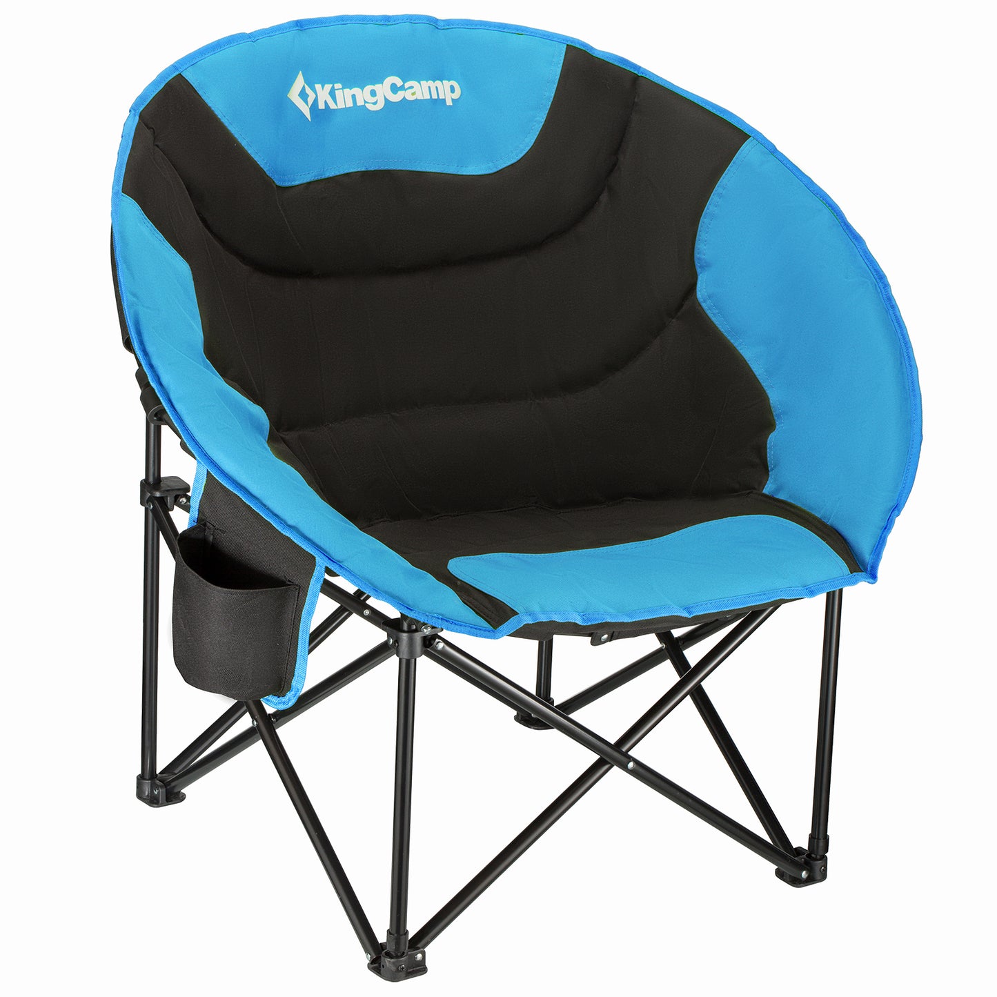 KingCamp Oversized Padded Round Saucer Moon Sofa Chair