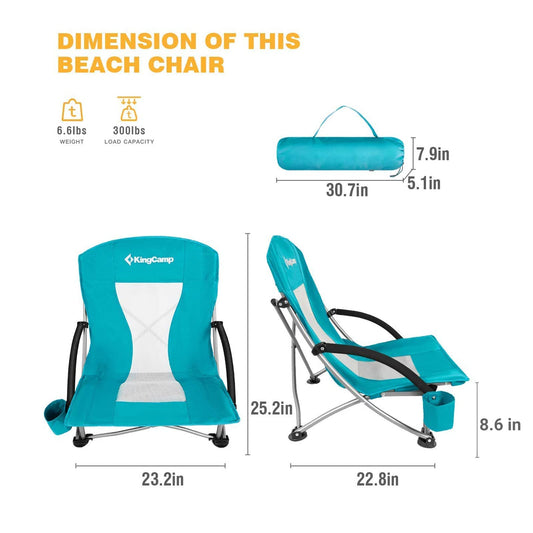 KingCamp Low Sling Beach Chairs