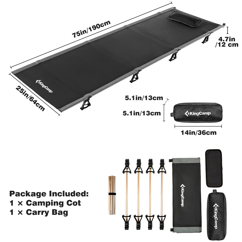 Kingcamp Ultralight Folding Camping Cot