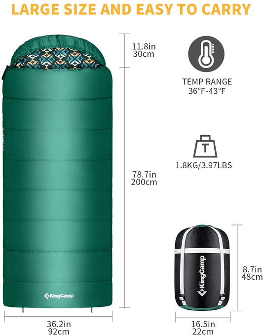 KingCamp 3 Season Camping Sleeping Bag