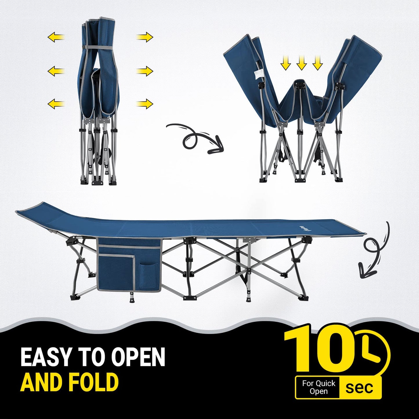 KingCamp Oversized Heavy Duty Camping Cot