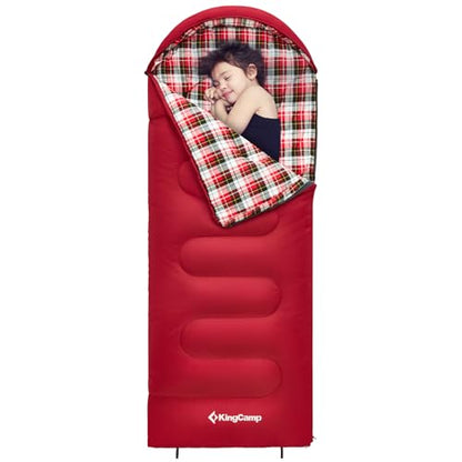KingCamp CLOUDY 300S Kids Sleeping Bag-Envelope With Hood