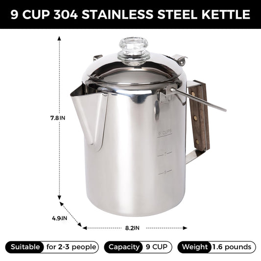 KingCamp Percolator Coffee Pot