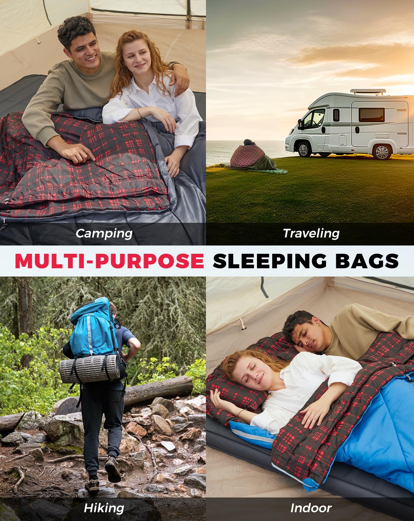 KingCamp FREESPACE 250D Double-Sized Sleeping Bag