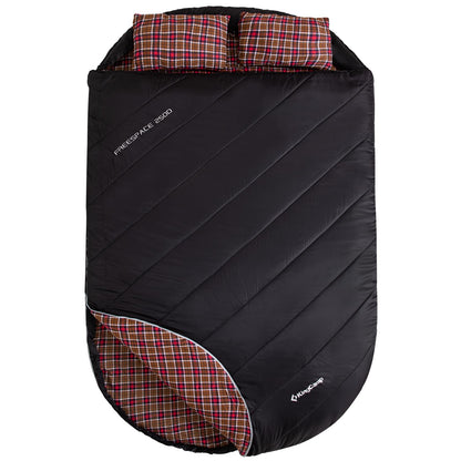 KingCamp FREESPACE 250D Double-Sized Sleeping Bag Black