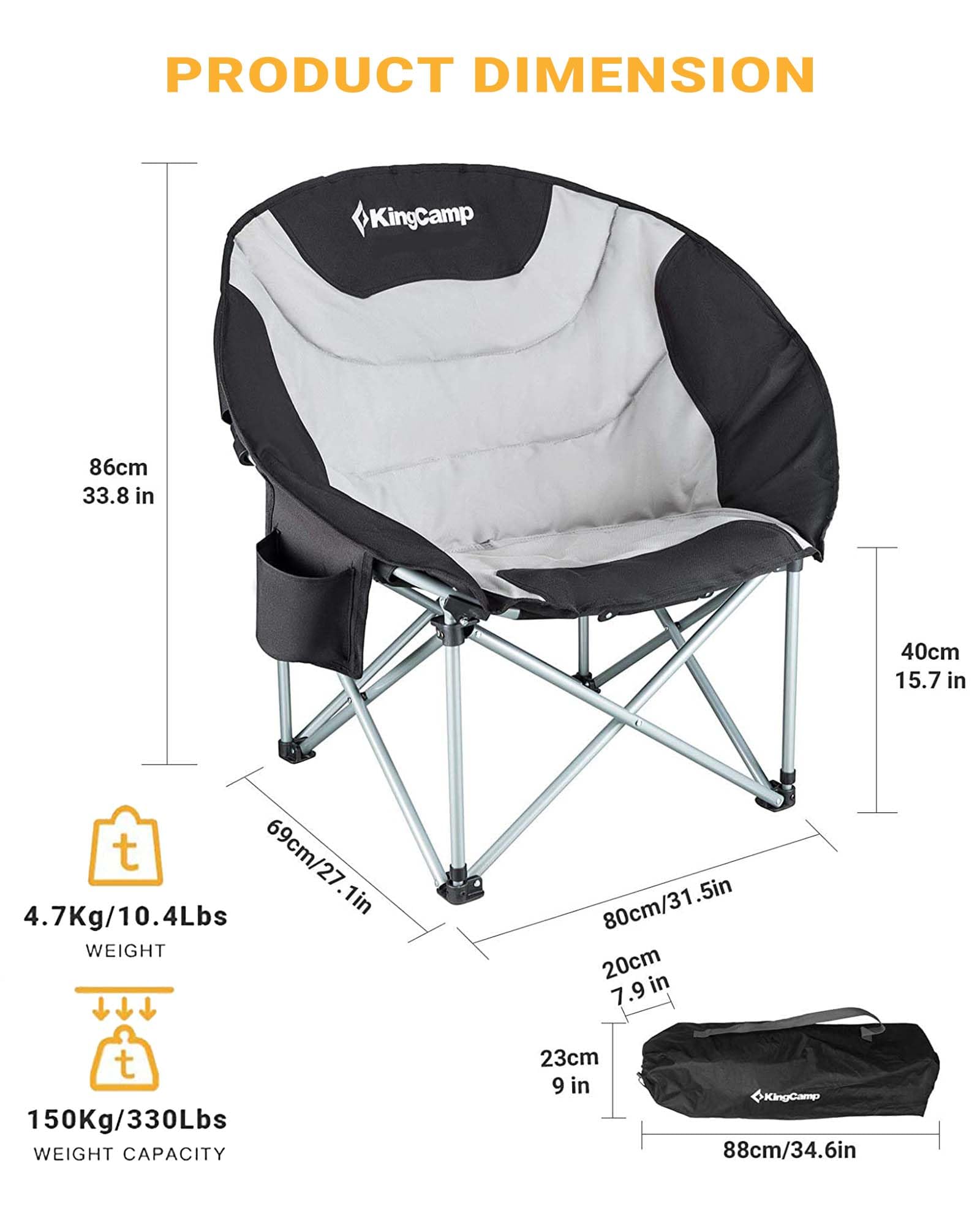 KingCamp Moon Camping Chair