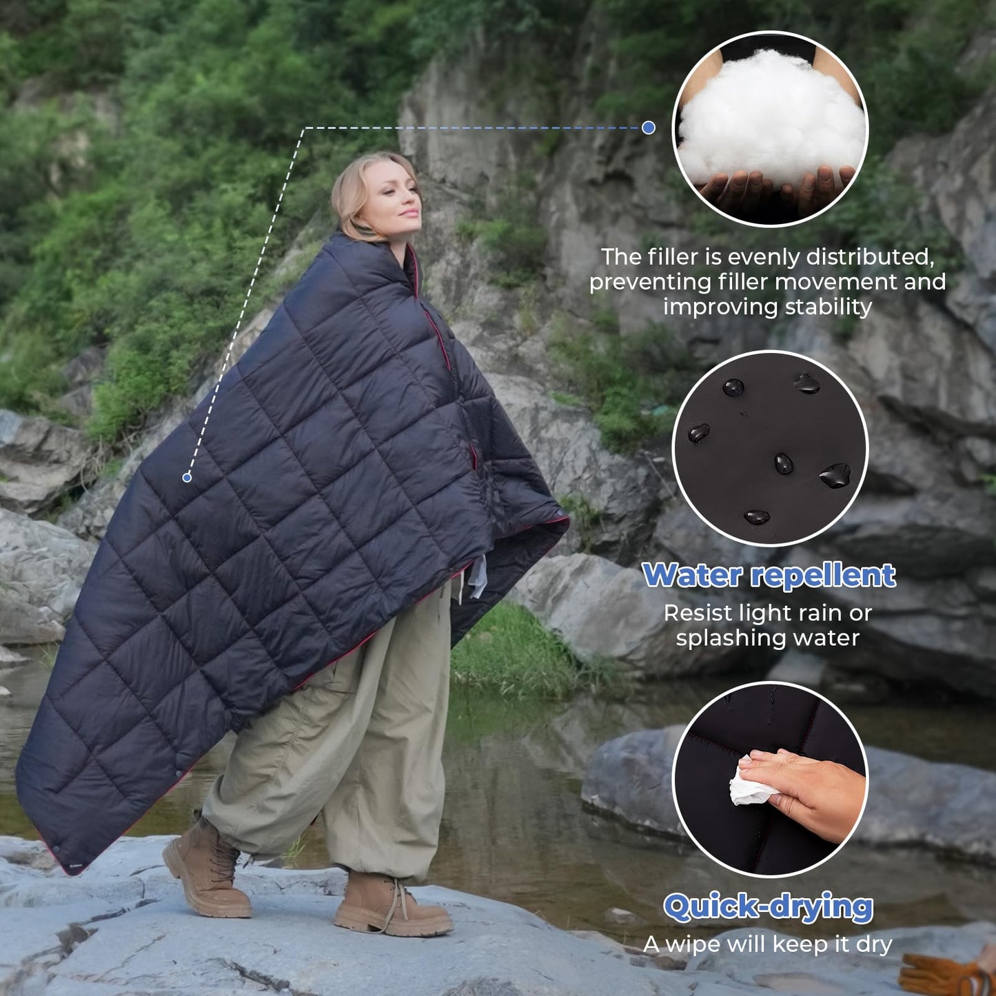 KingCamp BLANKET SMART 150 Camping Blanket