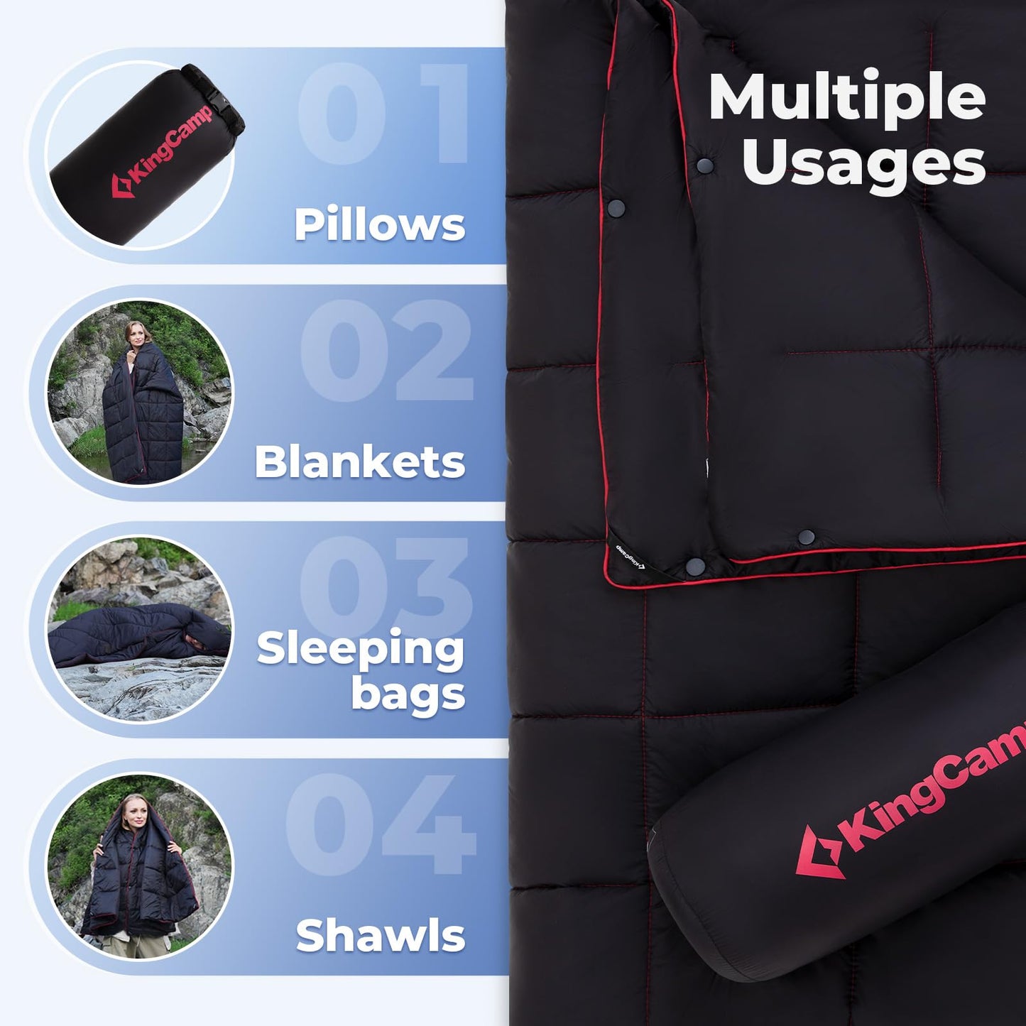 KingCamp BLANKET SMART 150 Camping Blanket