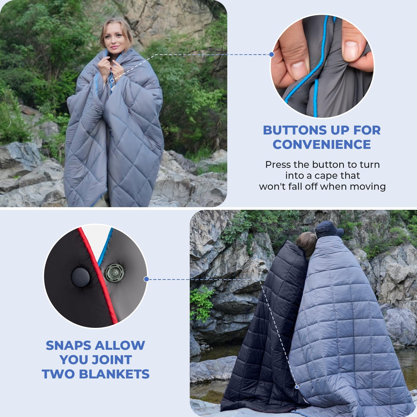 KingCamp BLANKET SMART 150 Camping Blanket