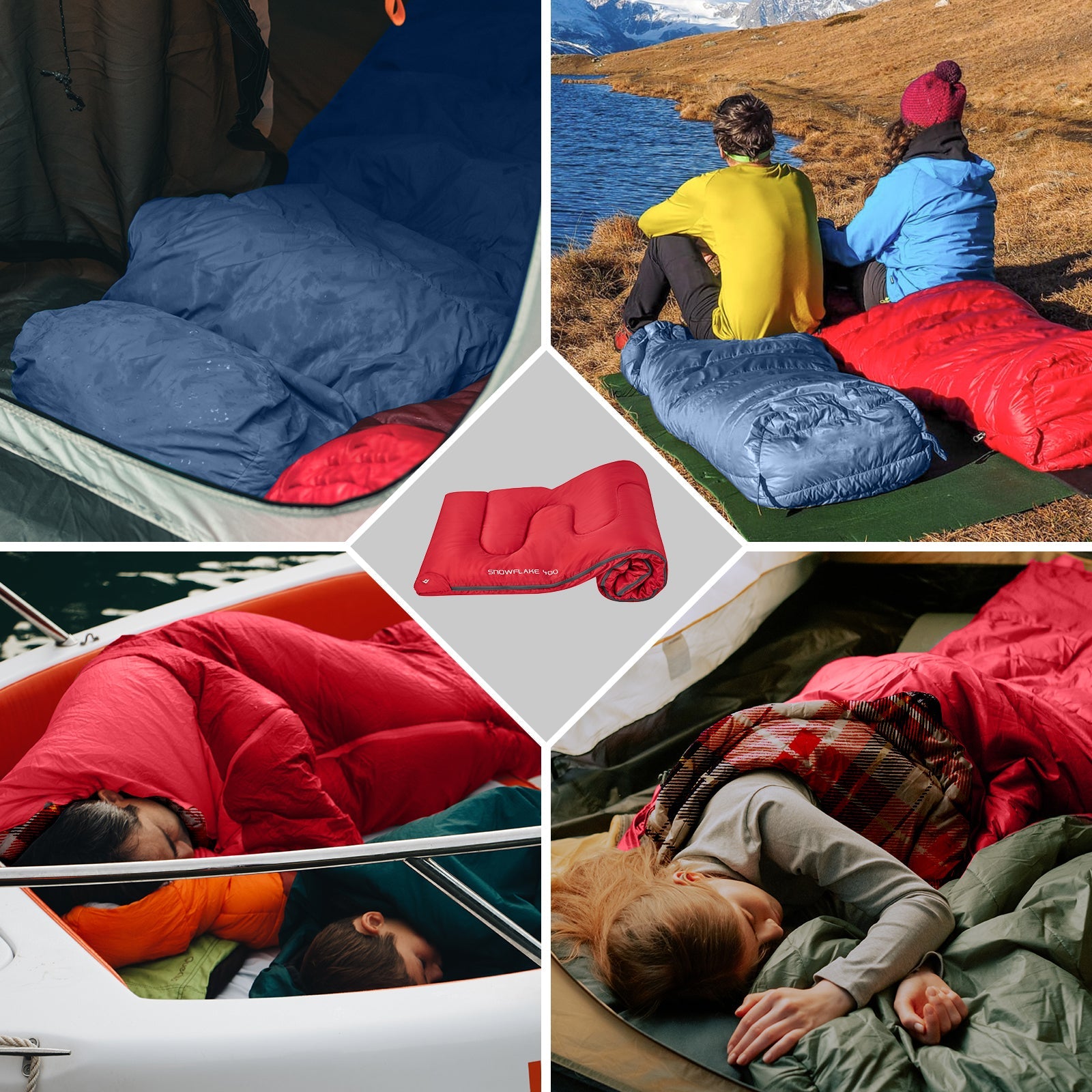 KingCamp Cotton Flannel 3 Season Sleeping Bags