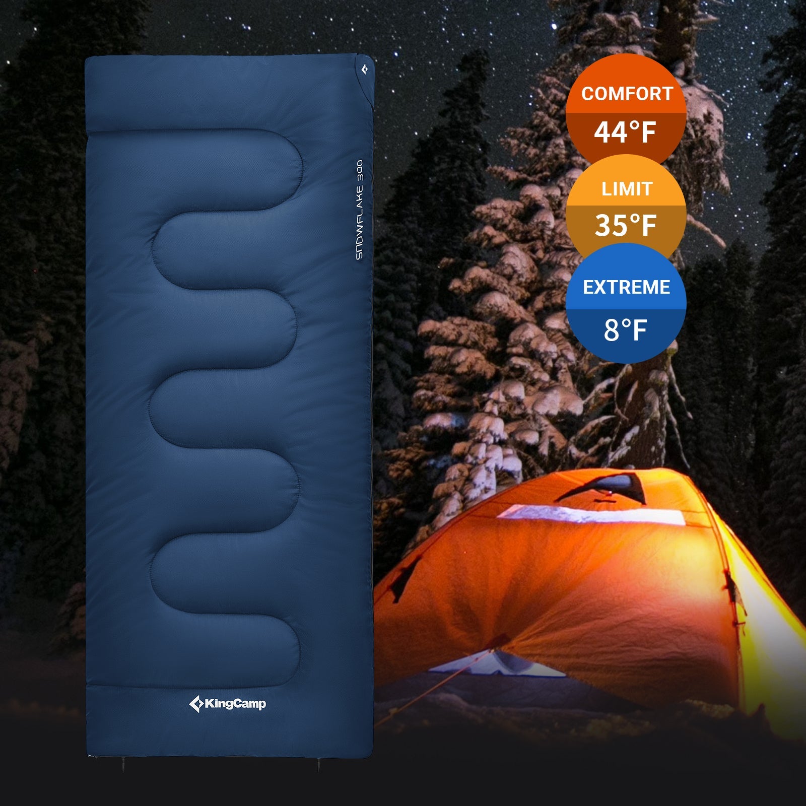 KingCamp Cotton Flannel 3 Season Sleeping Bags