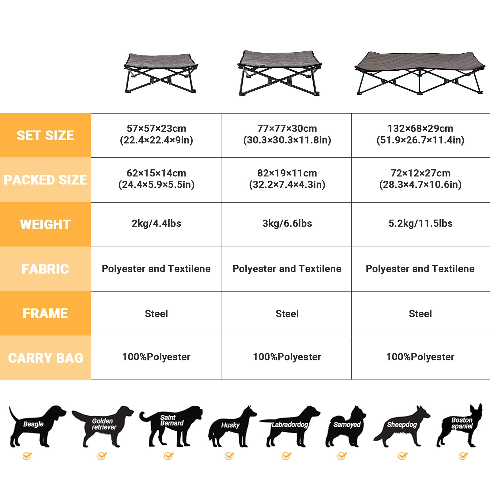 KingCamp Elevated Outdoor Raised Mat