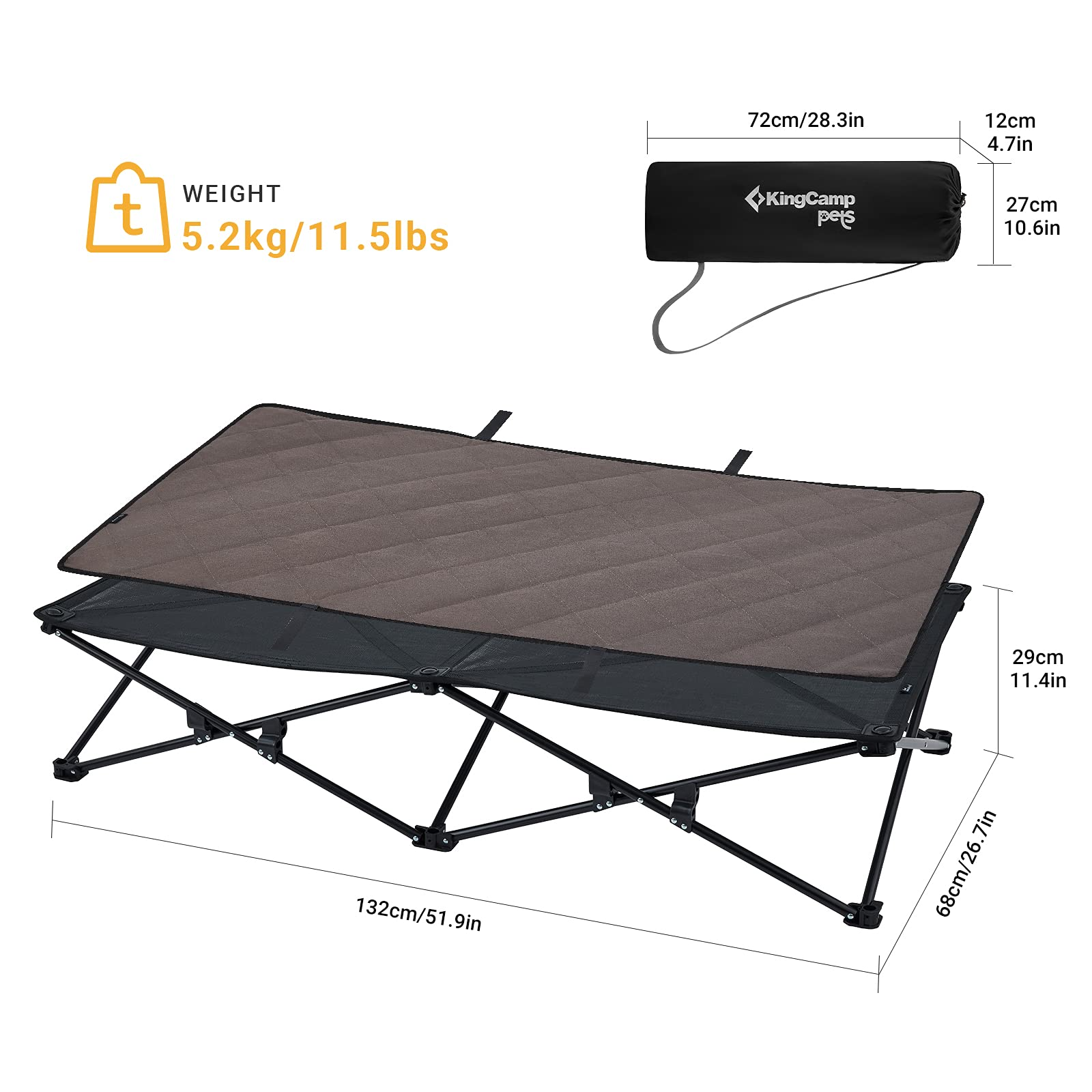 KingCamp Elevated Outdoor Raised Mat