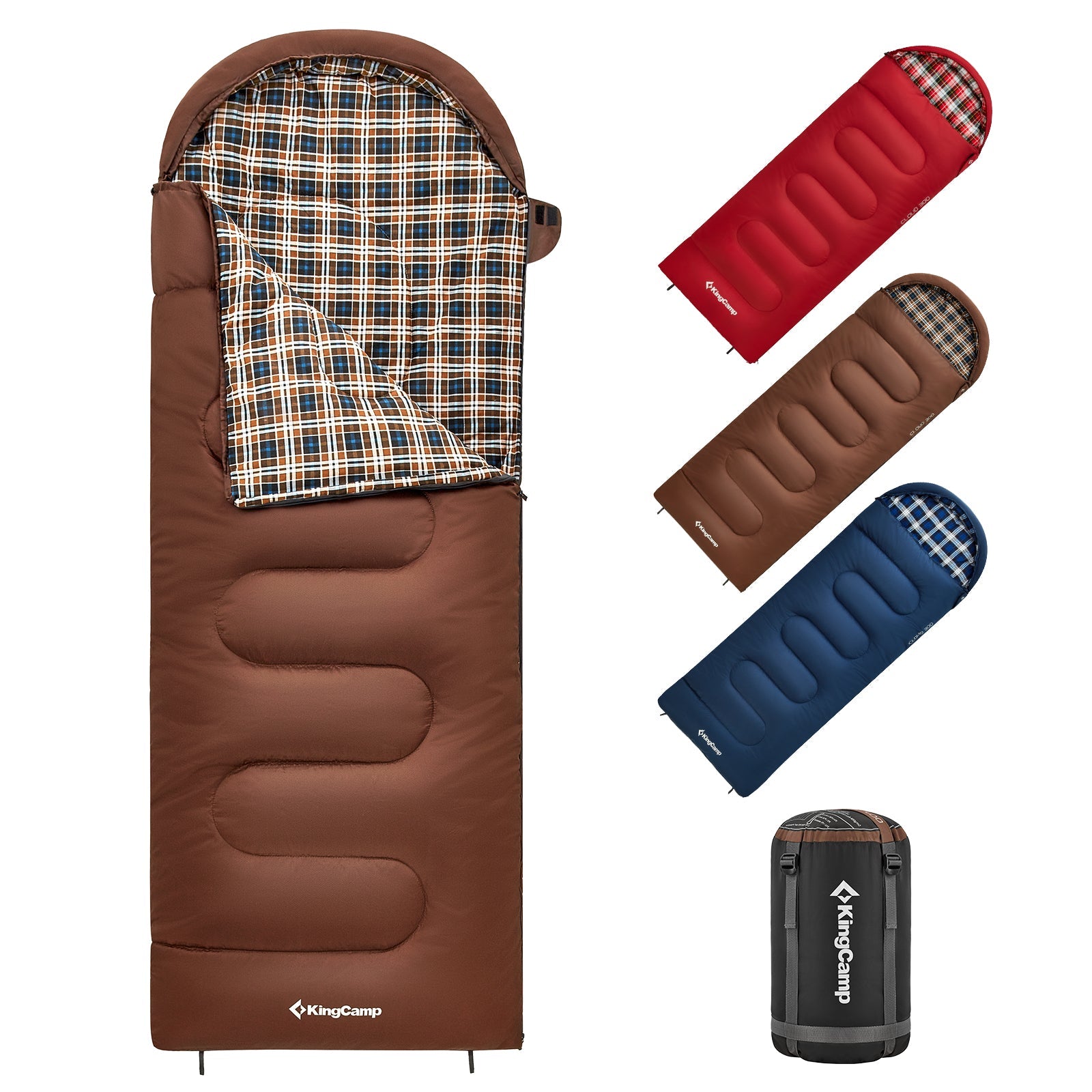 KingCamp Flannel Liner 3 Season Sleeping Bags