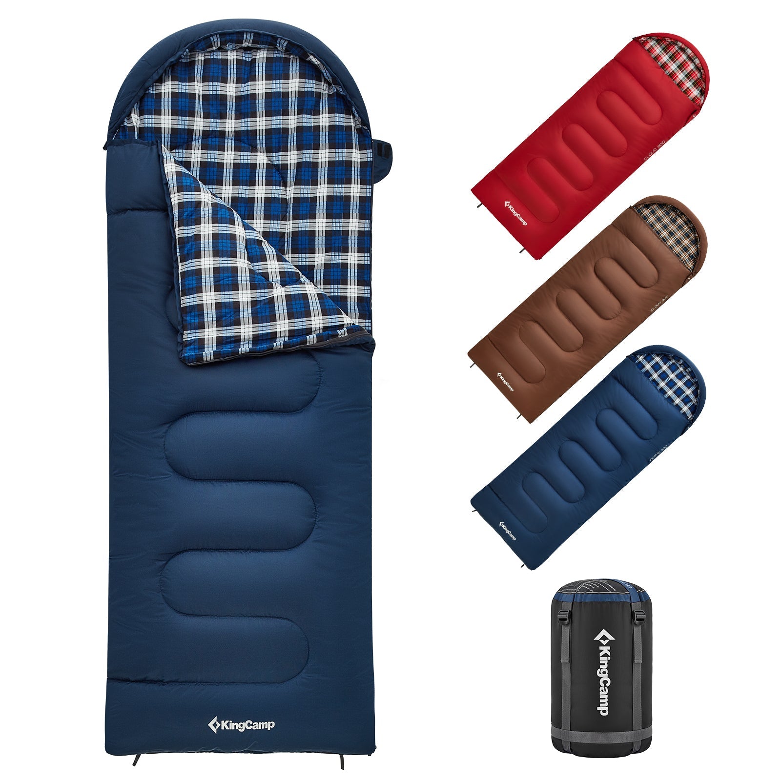 KingCamp Flannel Liner 3 Season Sleeping Bags