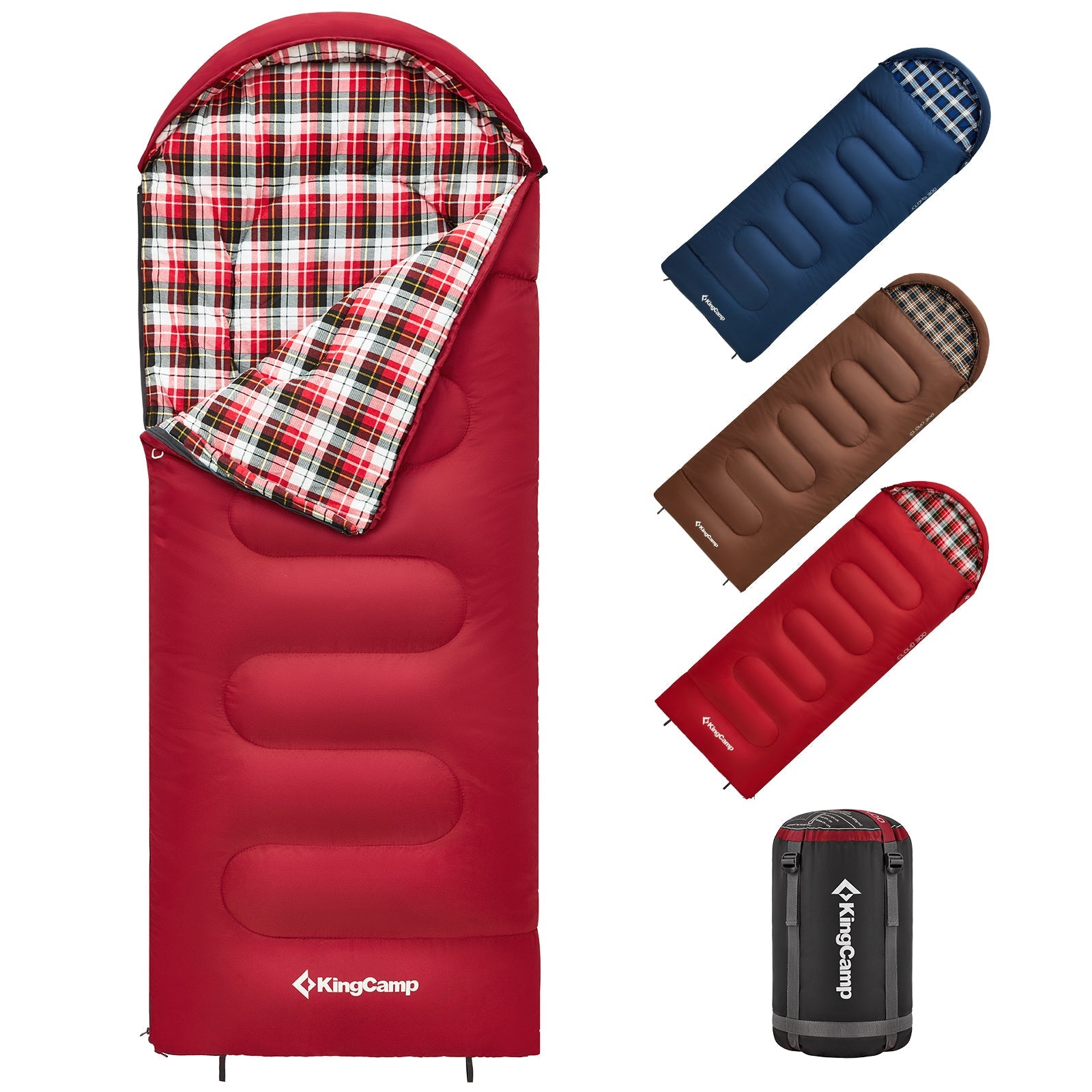 KingCamp Flannel Liner 3 Season Sleeping Bags