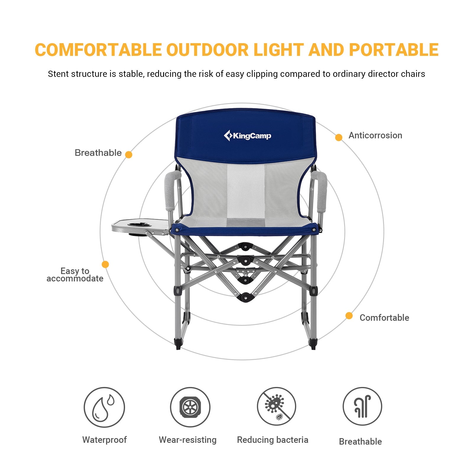 KingCamp Oversized Camping Directors Chair