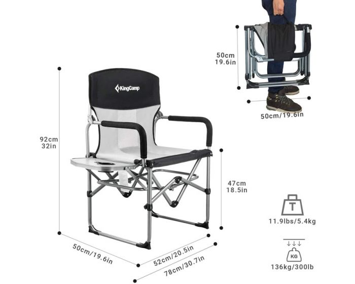 KingCamp Oversized Camping Directors Chair